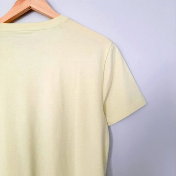 BANANA REPUBLIC Yellow Camera Graphic Short Sleeve Crewneck T-shirt Men's Sz XS - Picture 11 of 13